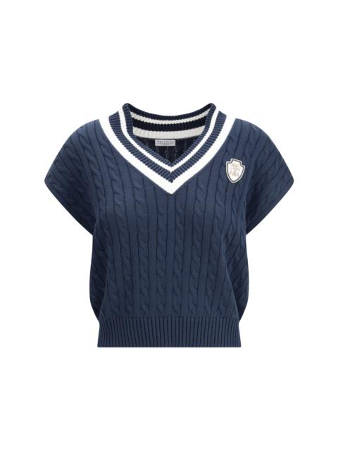 Brunello Cucinelli Brunello Cucinelli Women Aran-Patterned Vest