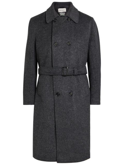 Oliver Spencer Oliver Spencer Double-breasted Belted Wool-blend Coat