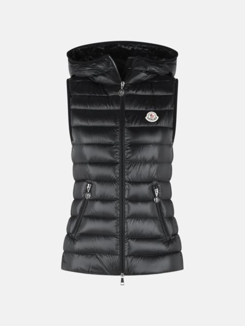 Moncler BLACK 'GLYGOSSE' HOODED FEATHER PADDED VEST