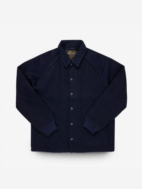 Iron Heart IHJ-142-IND 21oz Serge Windbreaker - Indigo