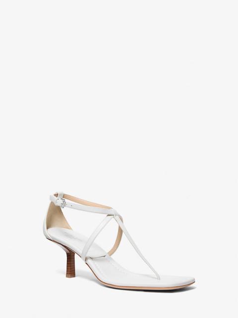MICHAEL KORS COLLECTION Anna Leather Sandal