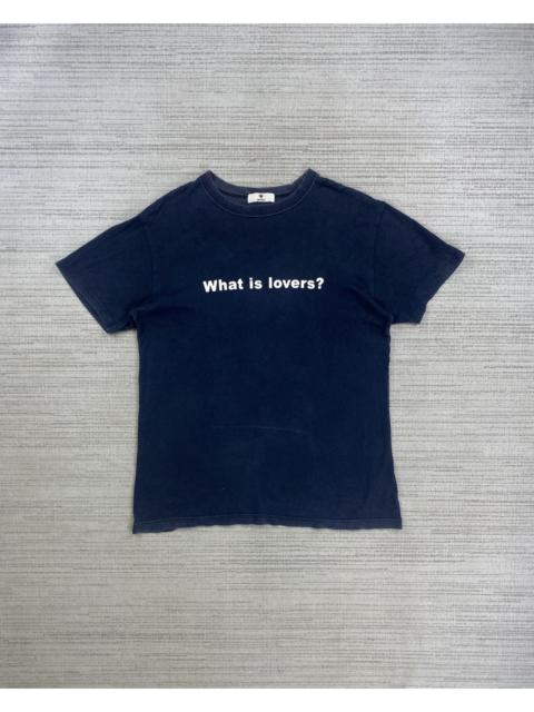 Other Designers Super Lovers - Vintage Super Lover “What is Lovers” Shortsleeve T-shirt
