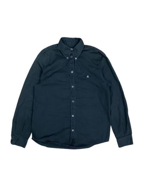 Other Designers Coup de Grace - Helmut Lang “HL” Logo Dress Shirt Sz Small