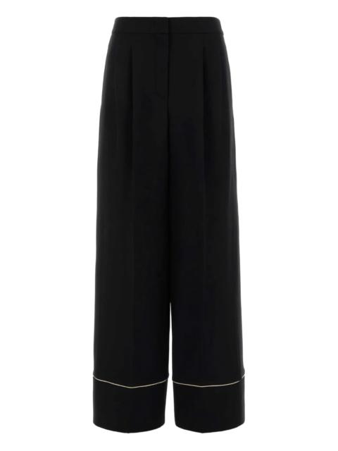 FENDI Fendi Pleated-front Side-pocket Straight Trousers