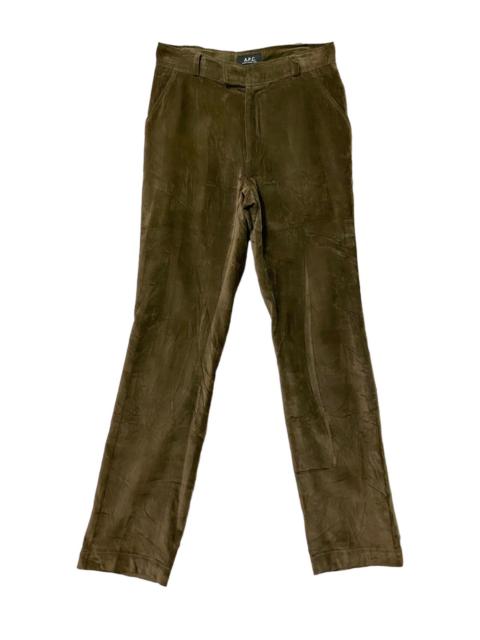 Vintage APC France Riri Zip Velvet Pant