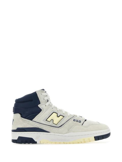 New Balance Multicolor leather and suede 650 sneakers