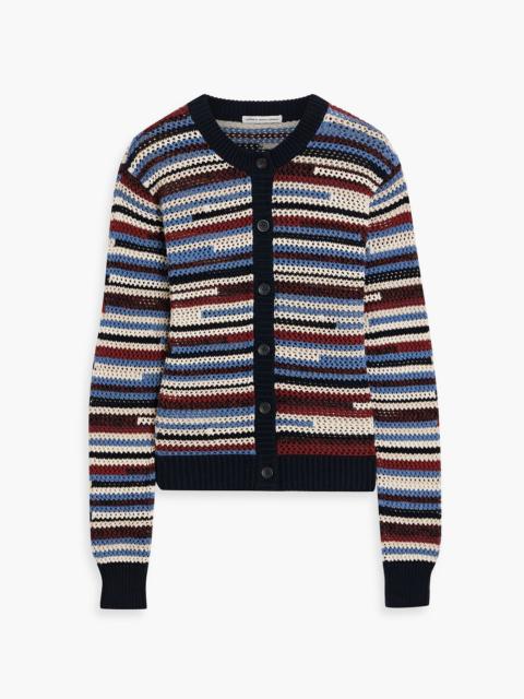 Other Designers Striped cotton cardigan
