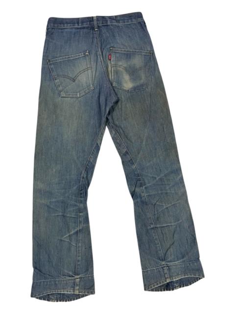 Other Designers Vintage - 2000s Levis Engineered Twist Leg Tech Wear Jeans Rusty Denim
