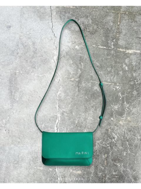 Marni Leather Pochette Flap Bag