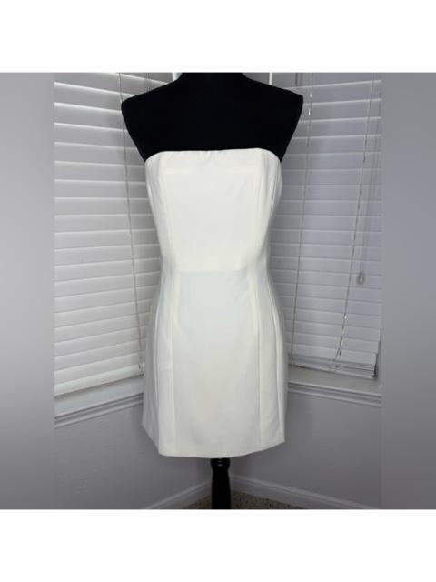 Other Designers NONchalant Strapless Off White Dress