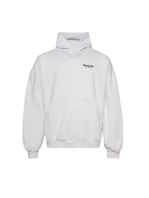 BALENCIAGA Balenciaga Beverly Hills Oversized Hoodie 'Off White/Black'