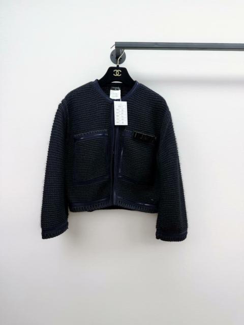 CHANEL Chanel Woven Jacket In Black