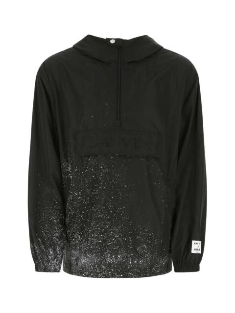 Lanvin Lanvin x Gallery Dept. Paint Splatter Half-Zip Hooded Jacket