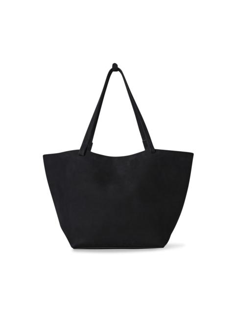 The Row Park Nubuck Tote Three black