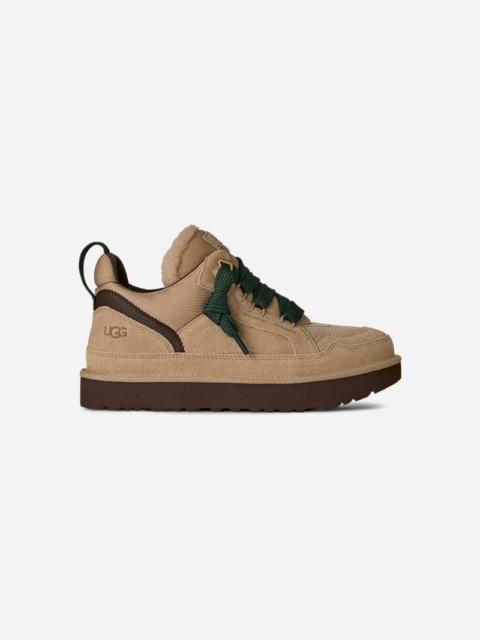 UGG ® Men's Lowmel Suede/Textile/Recycled Materials Shoes in Mustard Seed/Molasses