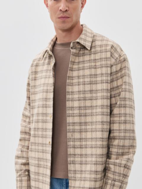 FRAME Woolen Plaid Overshirt