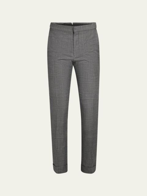 Men's Dyllan Wool Check Trousers