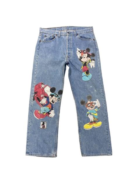 Levi's Vintage 90s Mickey X Levis 501 Lightwash Jeans