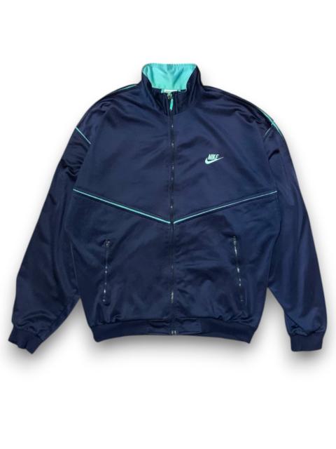 Nike Nike Tracksuit Top Jacket Big Logo Vintage Navy Swoosh 90s