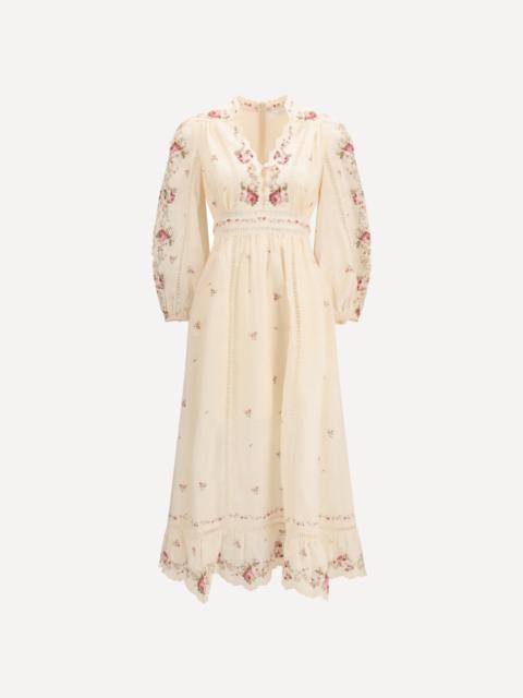 Zimmermann Patience plunging midi Dress