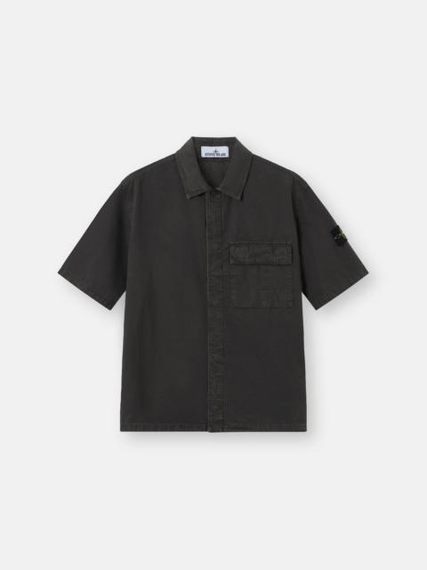 Stone Island 1200031 BRUSHED ORGANIC COTTON CANVAS 'OLD' EFFECT