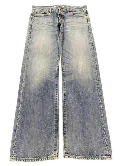 Other Designers Japanese Brand - Vintage Japanese Uniqlo Blue Faded Wash Style Loose Jeans