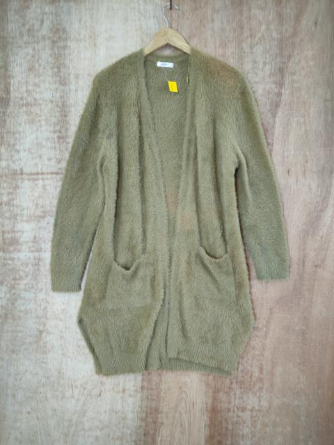 Other Designers Cardigan - Roer faded Mohair soft fur long cardigan knitwear #46-530