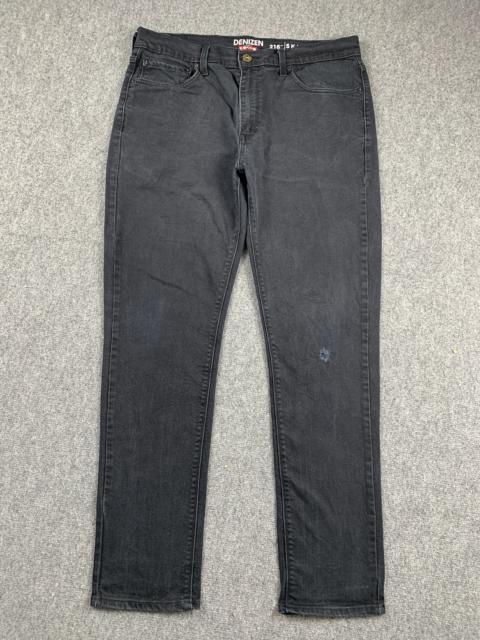Other Designers Vintage - Vintage Levis Denizen Skinny Faded Black Jeans