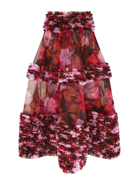 Zimmermann LUNA RUFFLE MAXI SKIRT