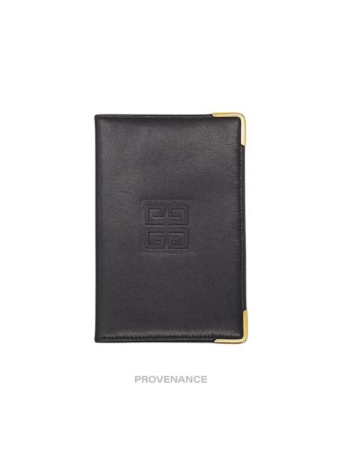 Givenchy 4G Logo Pocket Organizer Wallet - Black Leather