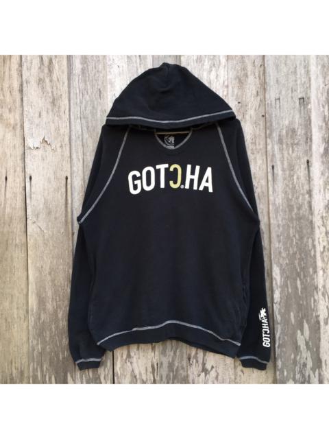 Other Designers Vintage - Vintage Gotcha Spell Out Hoodie Sweatshirt Big Logo