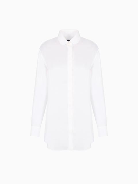 GIORGIO ARMANI Silk twill long shirt ASV