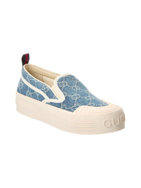 GUCCI Gucci GG Denim Slip-On Sneaker