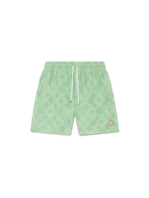CASABLANCA Towelling Monogram Shorts