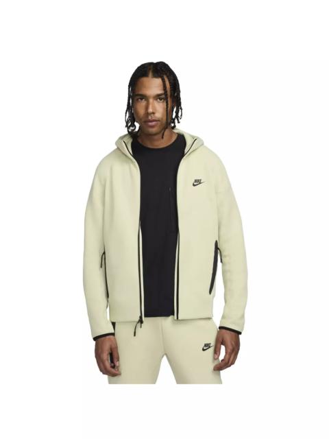 Nike Men's Tech Fleece Full-Zip Windrunner Hooded Jacket - Olive