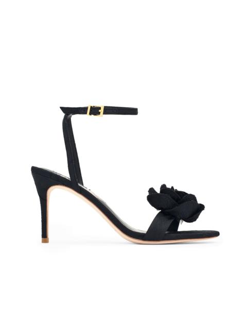 SACHIN & BABI CHELSEA WITH ROSE OPEN TOE - BLACK