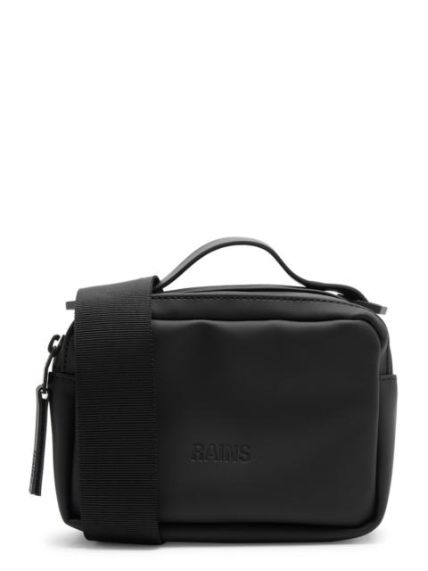 RAINS Box micro rubberised cross-body bag