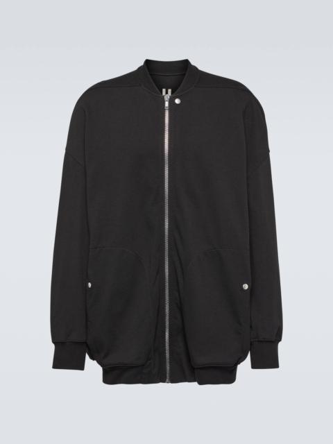 Rick Owens Jumbo Peter Flight distressed cotton jacket