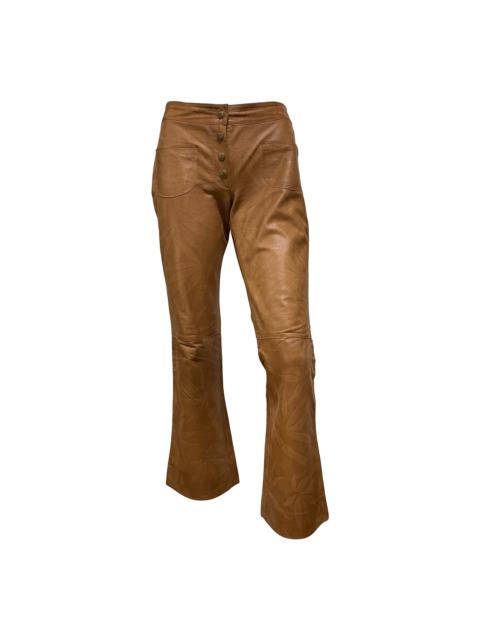 Dior CHRISTIAN DIOR Spring Summer 2002 Leather Pants