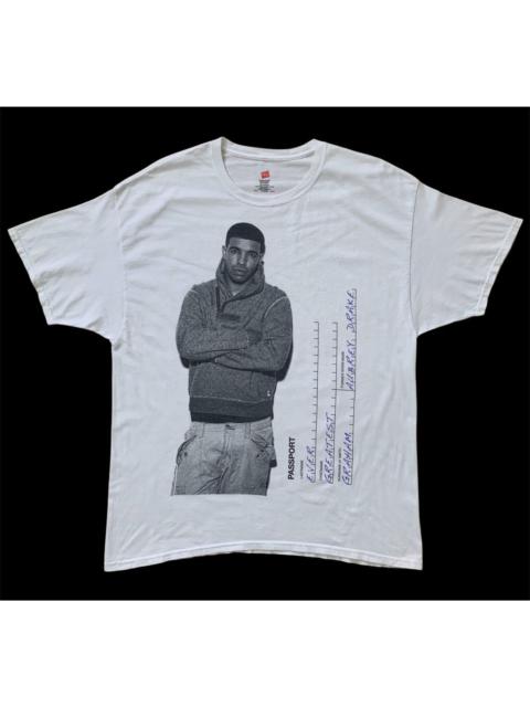 Other Designers Hanes - Vintage Rap Tee Drake Passport Print T Shirt