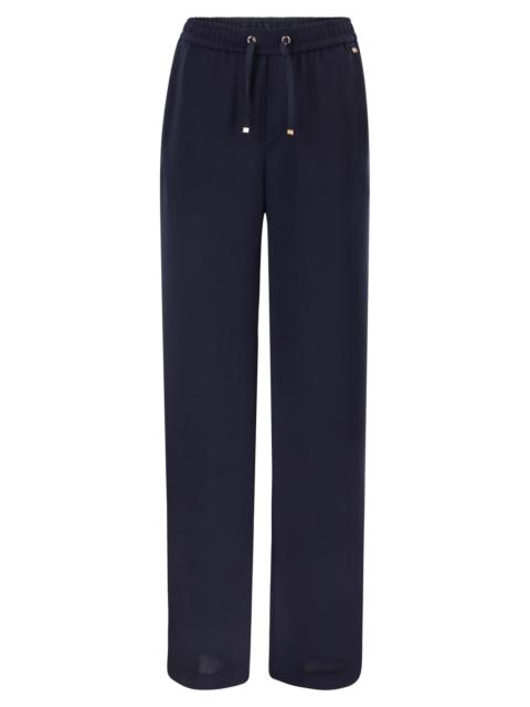 Herno Herno Women Flowing Wide-Leg Trousers With Drawstring