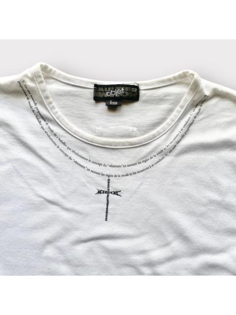 Jean Paul Gaultier JPG Cross Necklace T Shirt