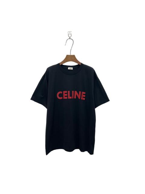 CELINE Celine Logo-Print Crew-Neck Short-Sleeve T-Shirt