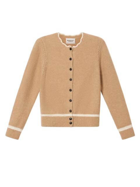 Isabel Marant Étoile Naia Cardigan in Camel
