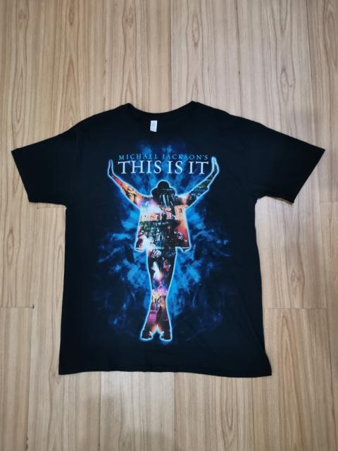 Other Designers Gildan - "THIS IS IT" MICHAEL JACKSON TOUR TEE - LARGE SIZE