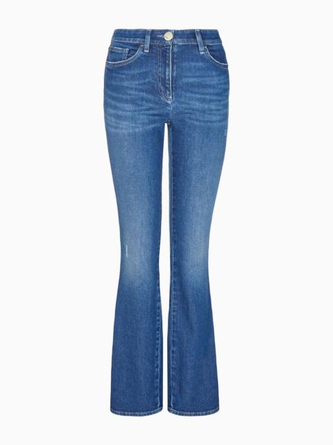 GIORGIO ARMANI Denim Collection five-pocket trousers in stretch cotton denim