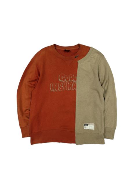 Maison MIHARAYASUHIRO Gu X Miharayasuhiro Asymmetric Pullover Sweatshirt