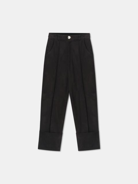 AERON WENDERS
Suede cuffed straight-leg pants