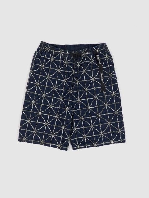 Kapital Kapital 8oz Denim Folk Dojo Sashiko Embroidered Shorts