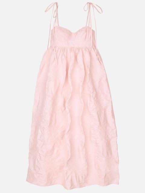 CECILIE BAHNSEN ALENA BORUS JACQUARD DRESS